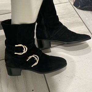 Stuart Weitzman moto boots